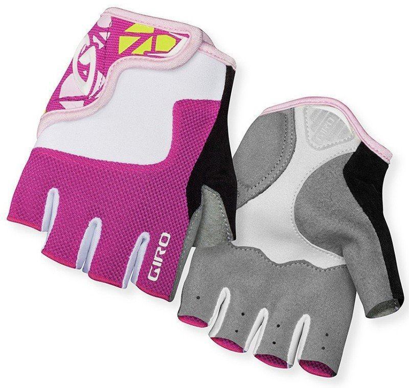Велоперчатки Giro Bravo Jr розово-белый XS